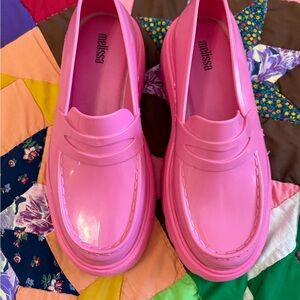 Melissa pink loafers woman’s size 7